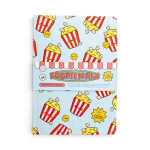 A5 notepad Puckator Foodiemals Popcorn image-0