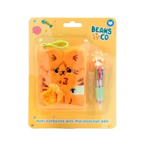 Stuffed Notebook with Pen Puckator Beans & Co image-0