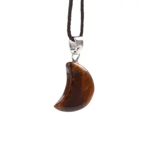 Moon Crescent Gem Pendant Puckator image-0