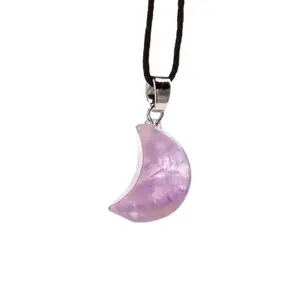 Moon Crescent Gem Pendant Puckator image-3