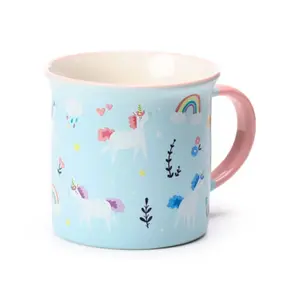 Fine Bone China Unicorn Border Mug Puckator Unicorn Magic image-0