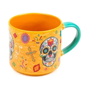 Mug in Porcelain Day of the Dead Puckator image-2