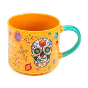 Mug in Porcelain Day of the Dead Puckator image-3