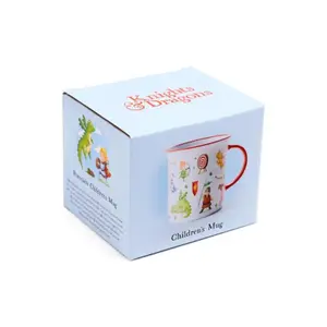 Fine Porcelain Mug Knights & Dragons Puckator image-4