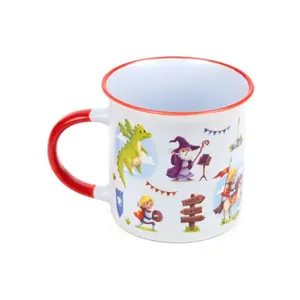 Fine Porcelain Mug Knights & Dragons Puckator image-1