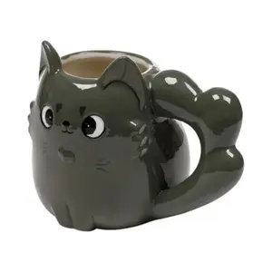 Cat-Shaped Ceramic Mug Puckator Beans & Co Gatsby image-1