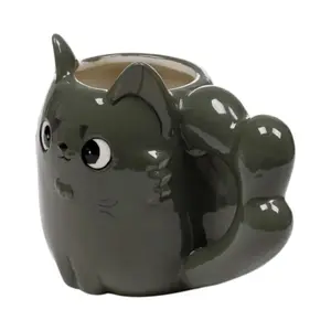 Cat-Shaped Ceramic Mug Puckator Beans & Co Gatsby image-3