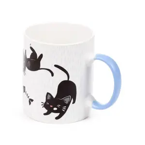 Mug in Porcelain the Black Cat Puckator Lucky image-2