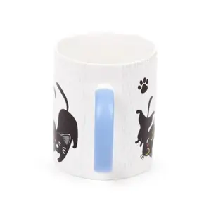 Mug in Porcelain the Black Cat Puckator Lucky image-3