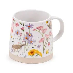 Pashley Stoneware Mug Birds & Wild Flowers Puckator image-0