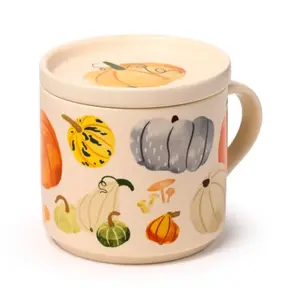 Porcelain Mug with Coaster Autumn Harvest Puckator image-0