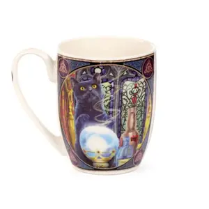 Sculpted Porcelain Mug Wizarding Cat Puckator Lisa Parker image-2