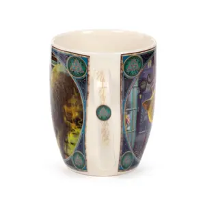 Porcelain Mug Cat on Rusty Cauldron Puckator Lisa Parker image-1
