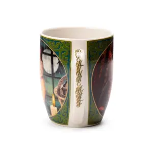 Porcelain Mug Adventurous Cat Puckator Lisa Parker image-3
