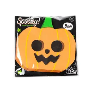 Serviette aus 3-lagigem Papier Puckator Halloween Citrouille (x12) image-0