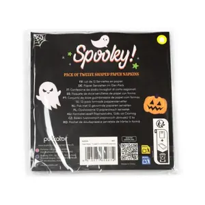 Papierserviette 3-lagig Puckator alloween Fantôme (x12) image-1