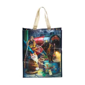 Witchwood Express Cat Tote Bag Puckator Lisa Parker image-1