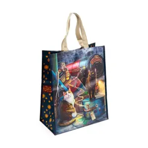 Witchwood Express Cat Tote Bag Puckator Lisa Parker image-2