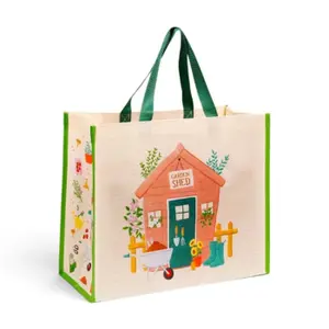 Reusable Tote Bag Puckator Jan Pashley Ailes & Fleurs sauvages image-0