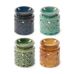 Oil Burner Floral Pattern Puckator image-0