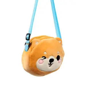Plush Shoulder Bag Puckator Adoramals Shuggs le Shiba Inu image-0