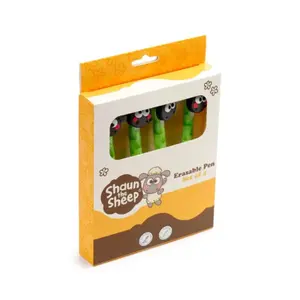 Stylo uitwisbaar met punt Puckator Shaun the Sheep (x4)