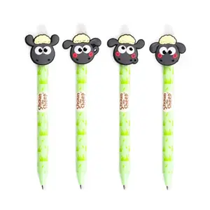 Stylo uitwisbaar met punt Puckator Shaun the Sheep (x4) image-1