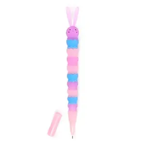 Stylo met fijne punt konijn Puckator Springtime (x3) image-4