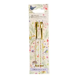 Pen Puckator Jan Pashley Ailes & Fleurs sauvages (x2)