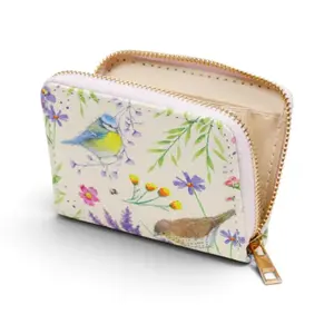 Ailes & Fleurs Sauvages Zip Fastening Purse Puckator Jan Pashley image-4