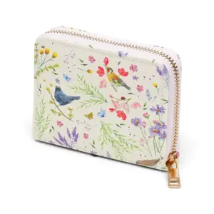 Ailes & Fleurs Sauvages Zip Fastening Purse Puckator Jan Pashley image-2