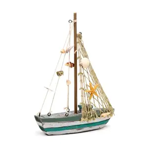 Dekofigur Puckator Sailing Boat Seashells image-1