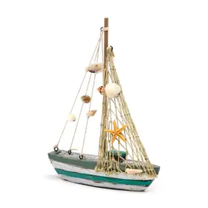Dekofigur Puckator Sailing Boat Seashells image-2