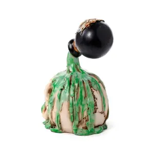 Decorative Skull Figurine with Green Potion Puckator image-4