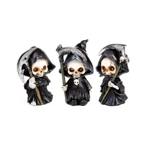 Scythe Wielding Figurine Puckator (x3) image-0