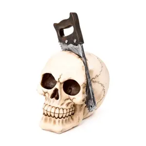 Dekorative Figur Totenkopf mit Sägeblatt Puckator image-2