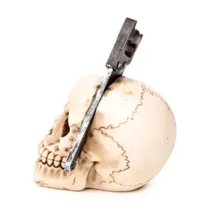 Dekorative Figur Totenkopf mit Sägeblatt Puckator image-3
