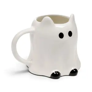 Cat-Shaped Ceramic Mug Puckator Spooky image-0