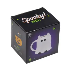 Cat-Shaped Ceramic Mug Puckator Spooky image-4
