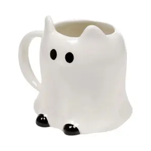 Cat-Shaped Ceramic Mug Puckator Spooky image-2