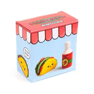 Ceramic Salt and Pepper Shaker Set Puckator Frida le Taco & Sauce Epicée Foodiemals image-4