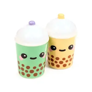 Ceramic Salt and Pepper Shaker Set Puckator Boba & Matcha Bubble Tea Foodiemals image-0