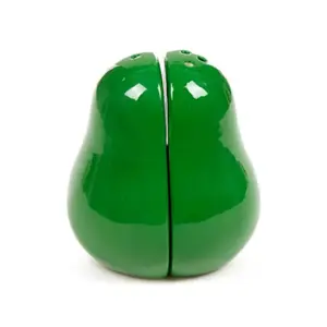 Ceramic Salt and Pepper Shaker Set Puckator Pedro l'Avocat Foodiemals image-3