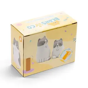 Ceramic Salt and Pepper Shaker Set Puckator Beans & Co Chats image-4