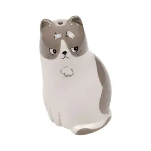 Ceramic Salt and Pepper Shaker Set Puckator Beans & Co Chats image-1
