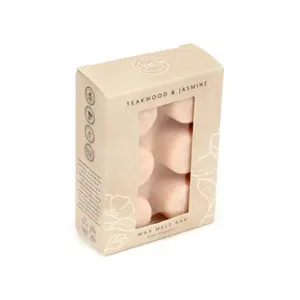 Teak Wood & Jasmine Candle Wax Puckator (x6) image-0