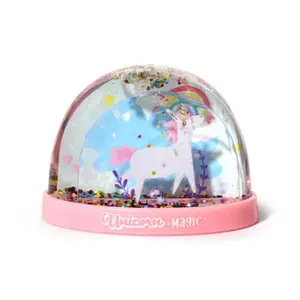 Dekoratives Schneekugel Einhorn Puckator Unicorn Magic image-0