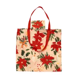 Sac cabas pliable Puckator Plantes de Noël image-4
