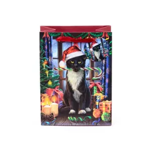Gift bag Puckator Chat Krampus Noël Lisa Parker image-0