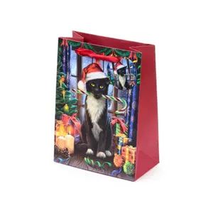 Gift bag Puckator Chat Krampus Noël Lisa Parker image-2